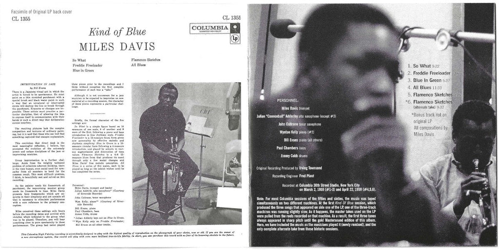 Miles Davis – Kind Of Blue (CD)