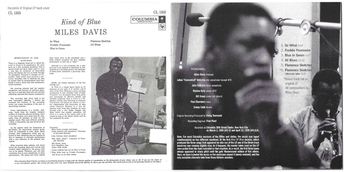 Miles Davis – Kind Of Blue (CD)