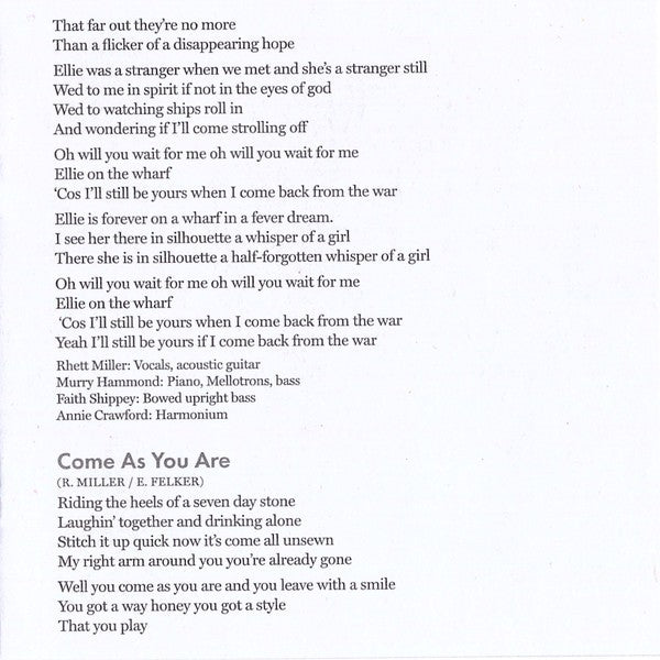 Rhett Miller – A lifetime of riding by night (CD)