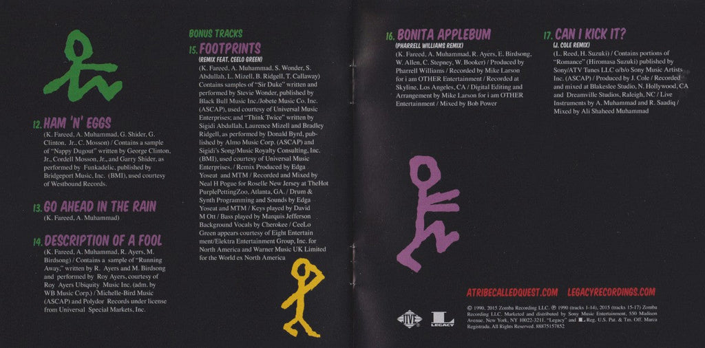 A Tribe Called Quest – People's Instinctive Travels And The Paths Of Rhythm (CD)