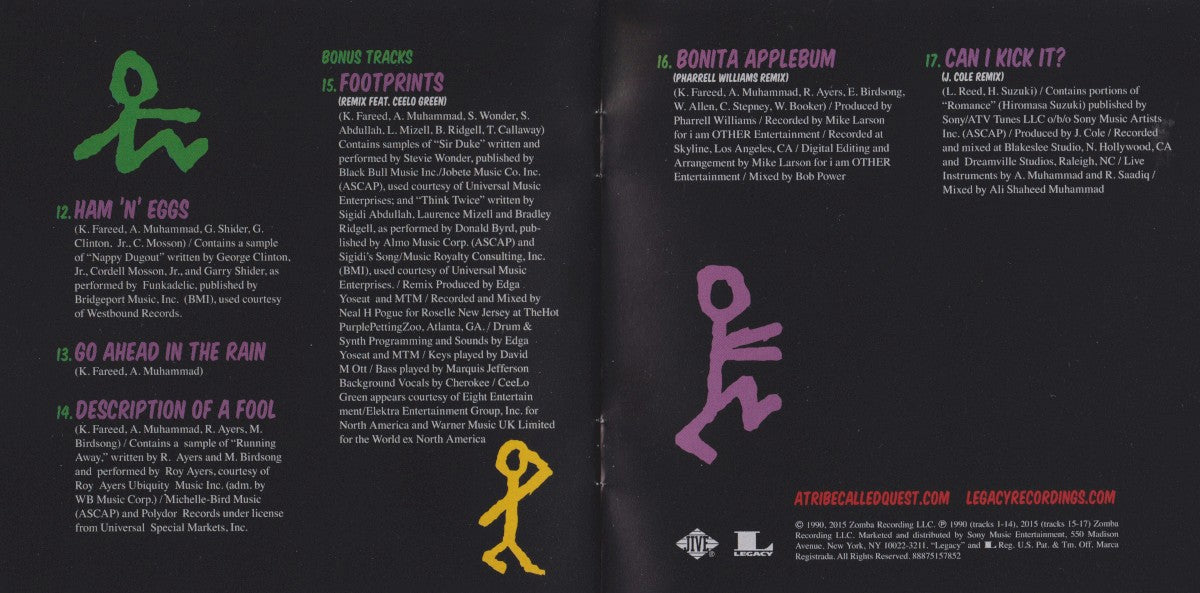 A Tribe Called Quest – People's Instinctive Travels And The Paths Of Rhythm (CD)