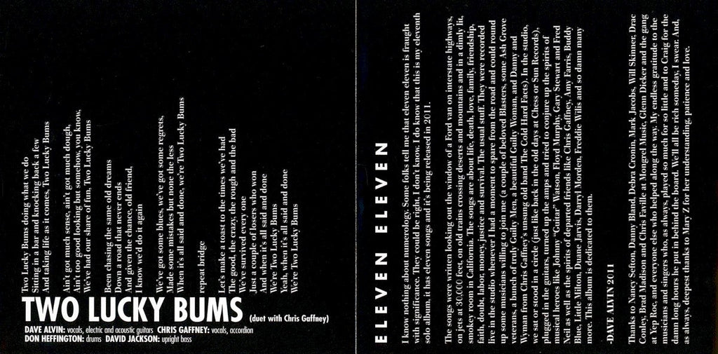 Dave Alvin – Eleven Eleven (CD)