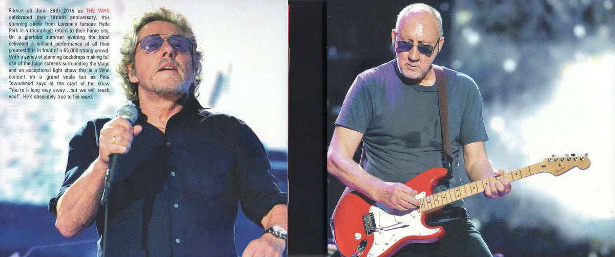 The Who – Live In Hyde Park (2-CD and Blu-ray)