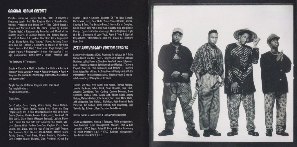 A Tribe Called Quest – People's Instinctive Travels And The Paths Of Rhythm (CD)