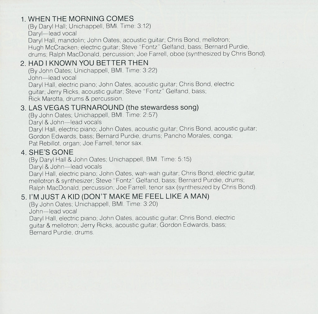 Daryl Hall & John Oates – Abandoned Luncheonette (CD)