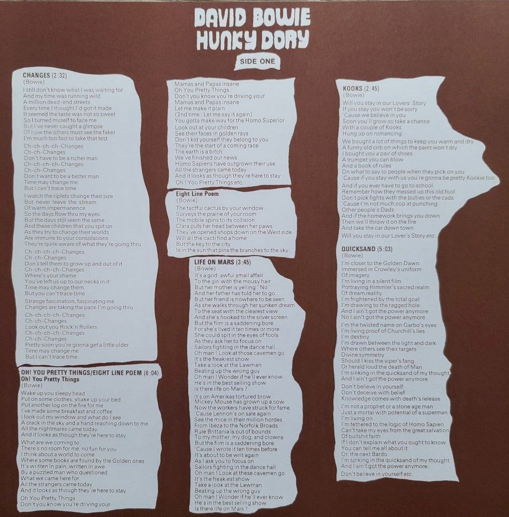David Bowie – Hunky Dory (LP Vinyl)