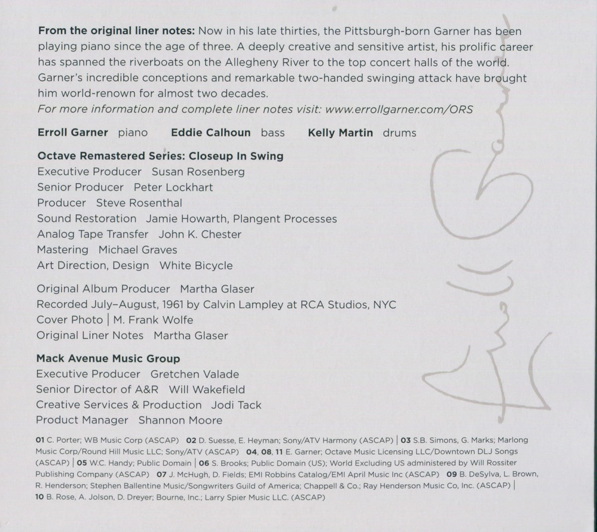 Erroll Garner – Closeup in Swing (CD)