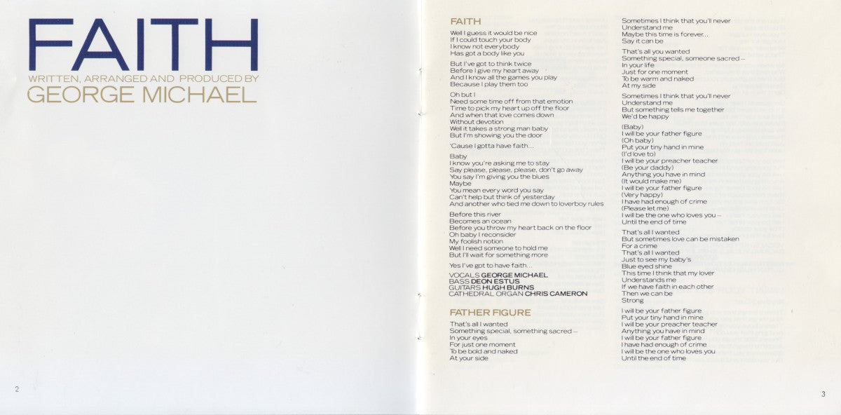 George Michael – Faith (LP Vinyl)