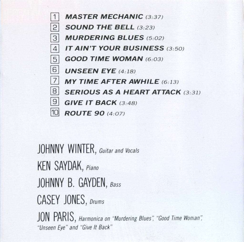 Johnny Winter – Serious Business (CD)
