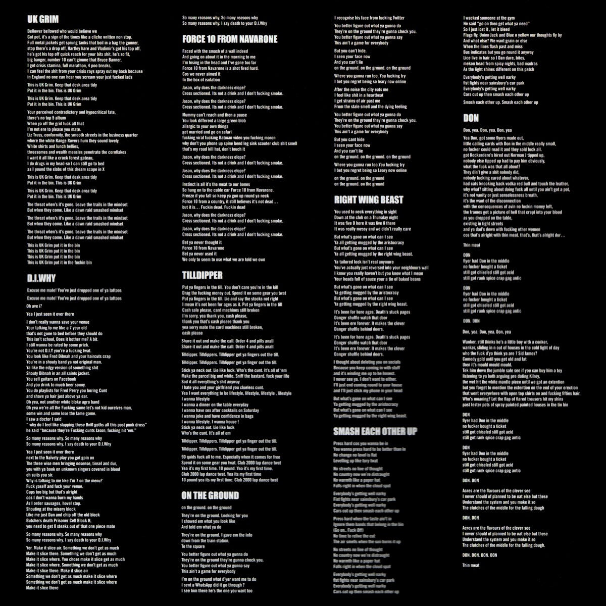 Sleaford Mods – UK GRIM (LP Vinyl)