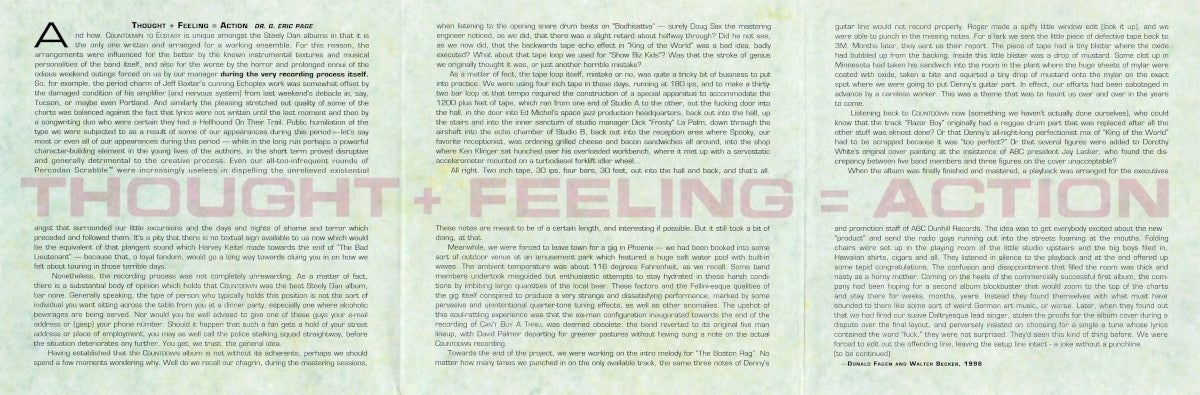 Steely Dan – Countdown To Ecstasy: Remastered (CD)
