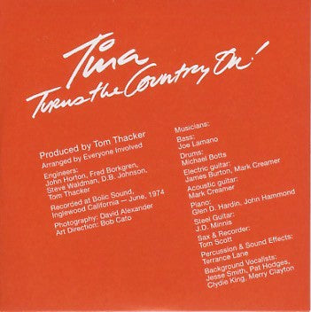 Tina Turner – Tina Turns The Country On! (LP Vinyl)