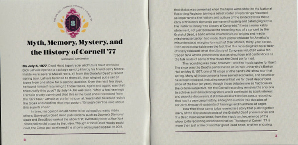 Grateful Dead – Cornell 5/8/77 (3-CD)