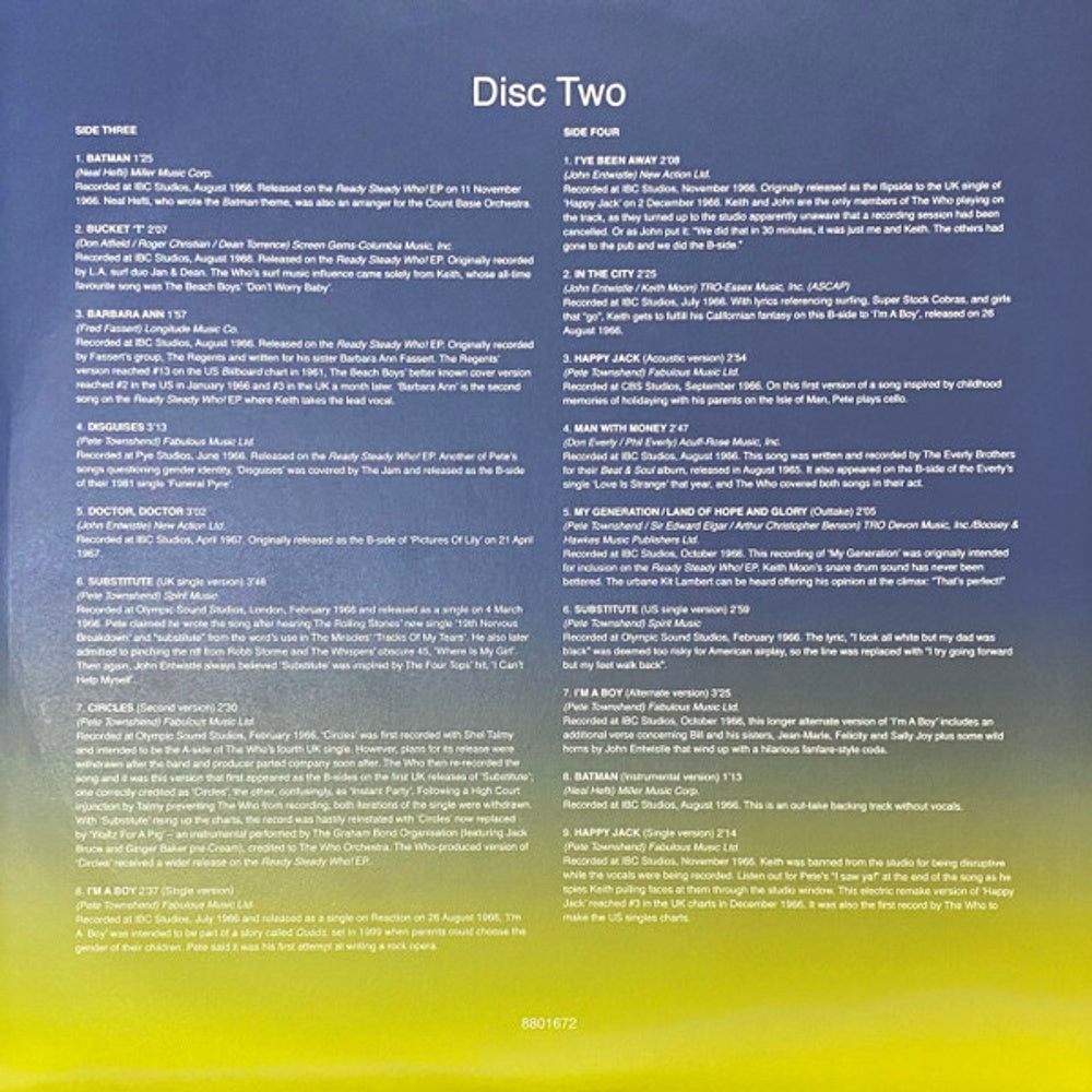 The Who – A Quick One (2-LP Vinyl)