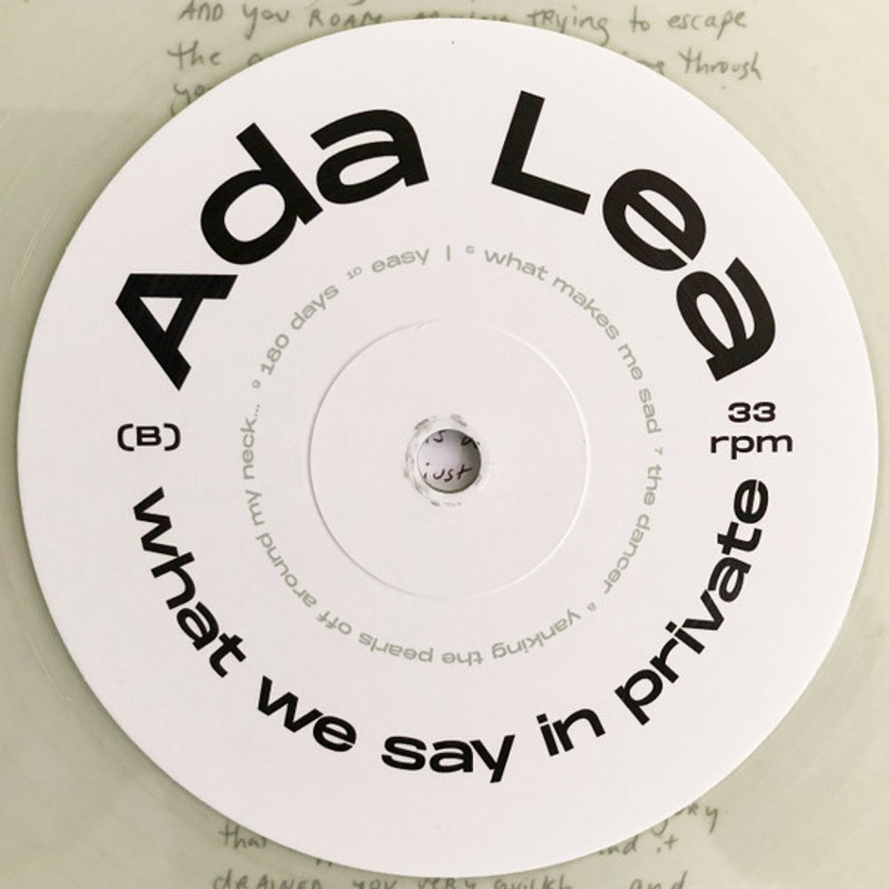 Ada Lea – What We Say In Private (LP Colored Vinyl)