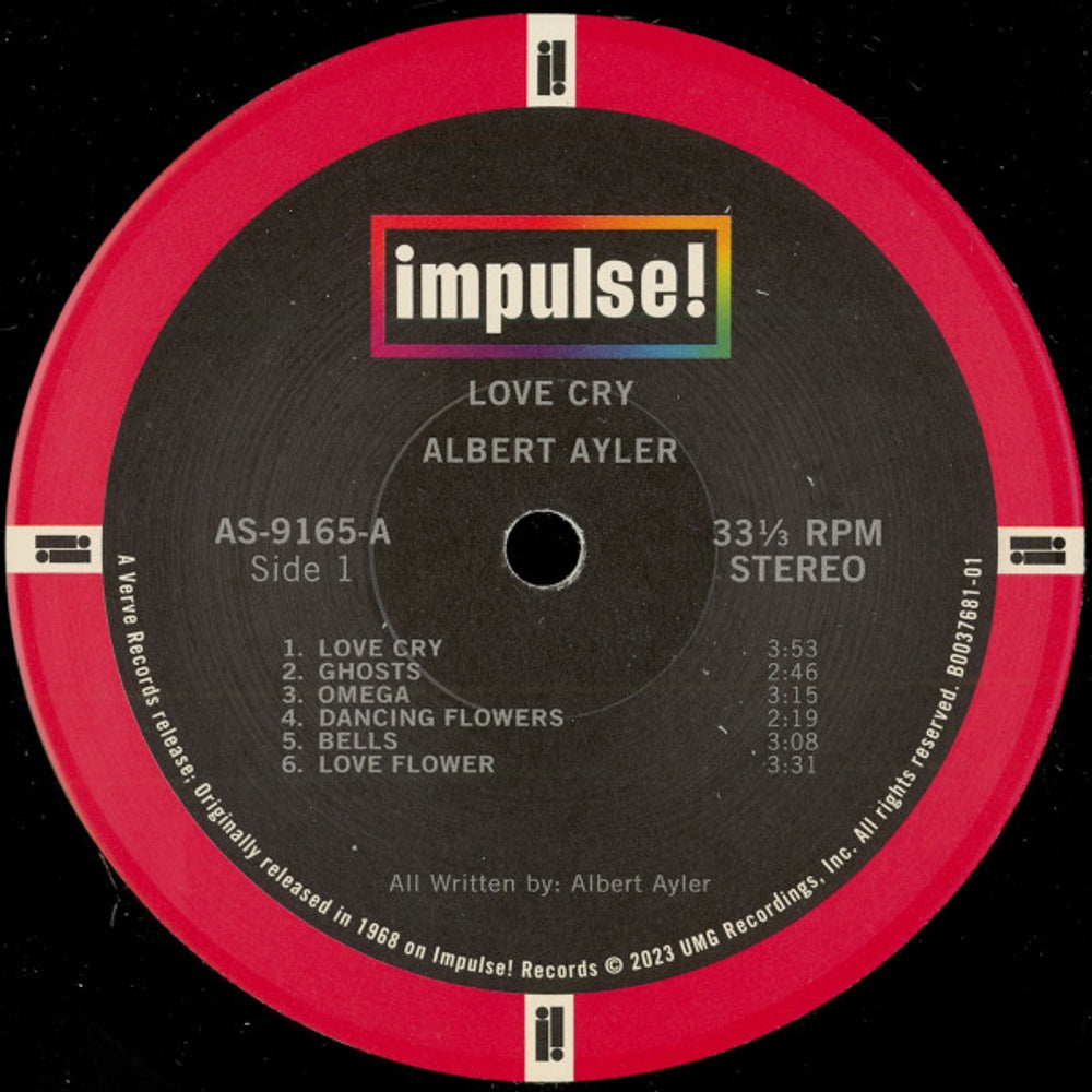 Albert Ayler – Love Cry (LP Vinyl)