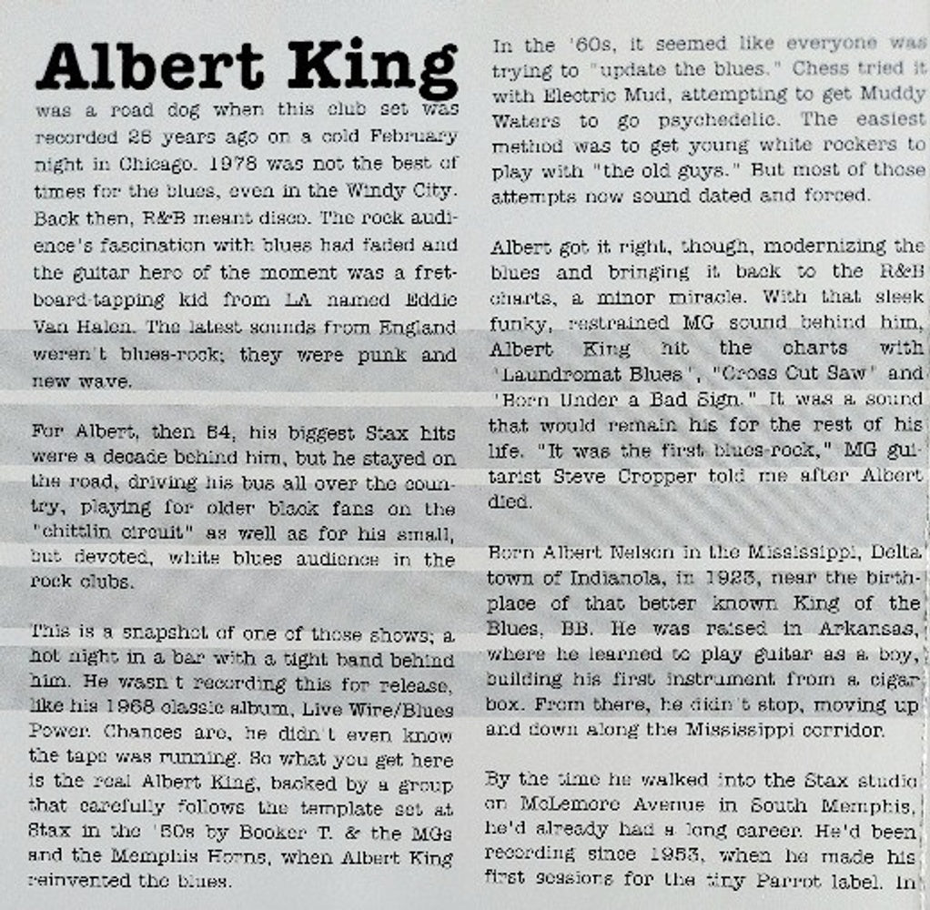 Albert King – Talkin' Blues (CD)