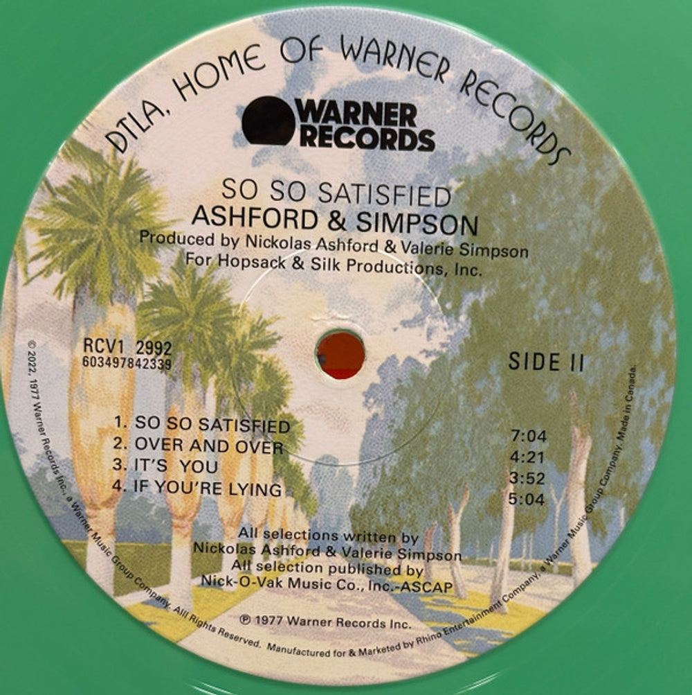Ashford & Simpson – So So Satisfied (LP Vinyl)