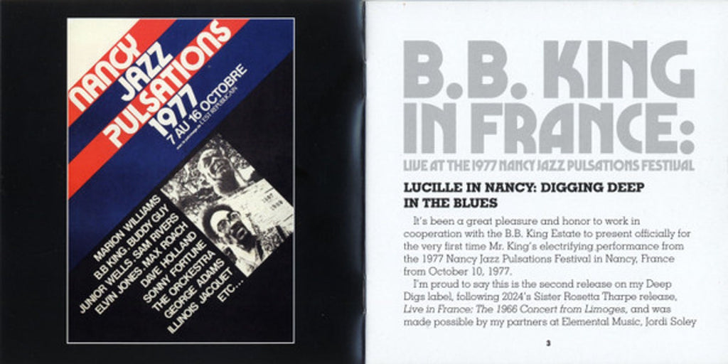 B.B. King – In France: Live At The 1977 Nancy Jazz Pulsations (CD)