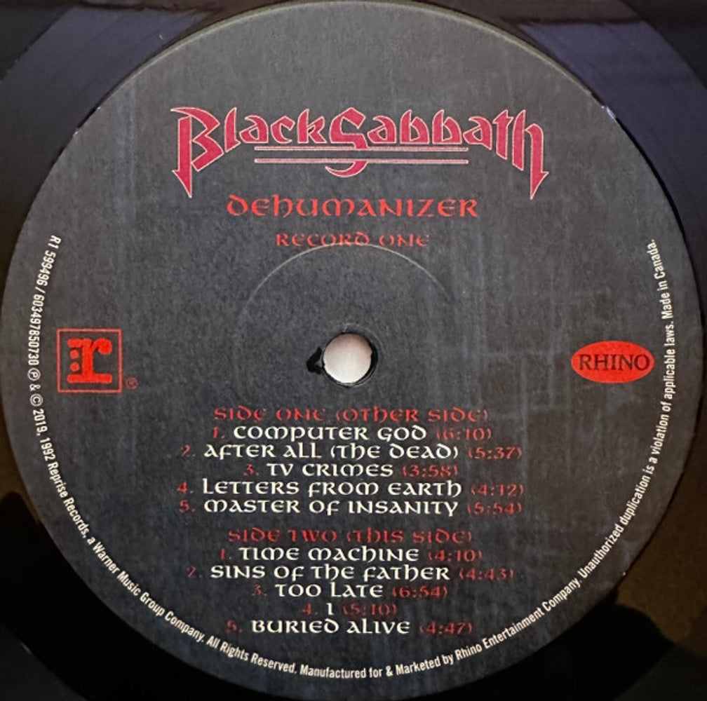 Black Sabbath – Dehumanizer (2-LP Vinyl)
