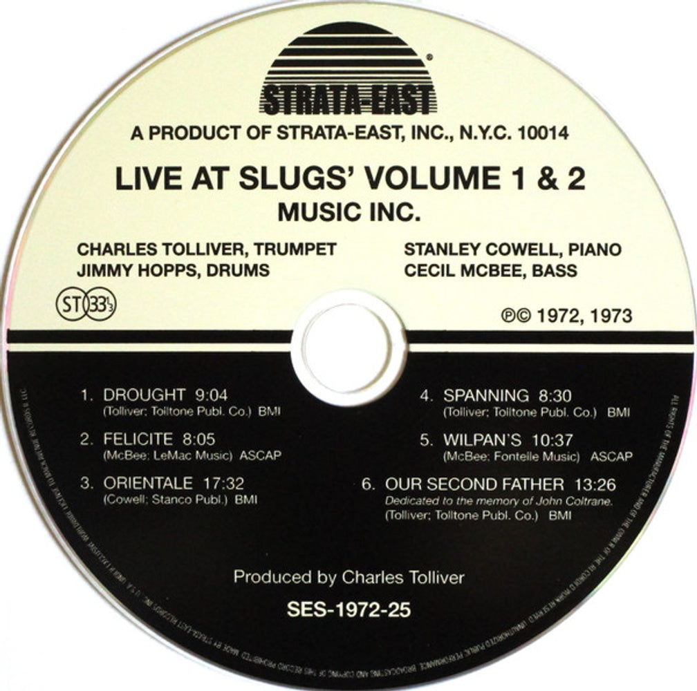Charles Tolliver – Live At Slugs' Volume I & II (CD)