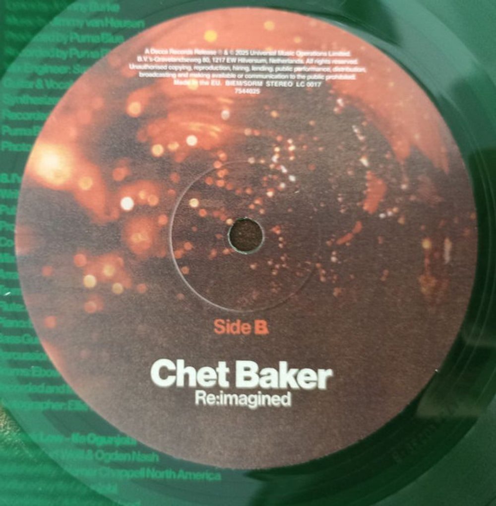 Chet Baker - Re:Imagined (Green LP Vinyl)