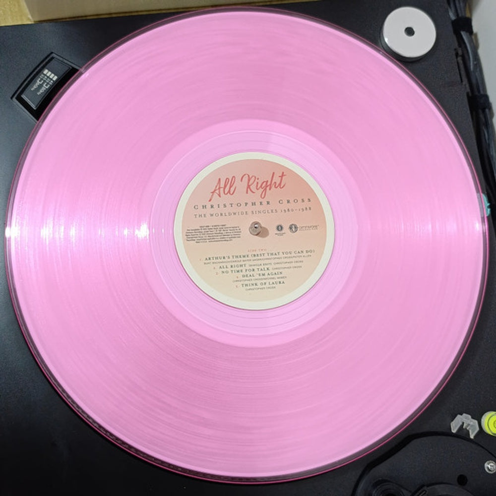 Christopher Cross – All Right: The Worldwide Singles, 1980-1988 (2-LP Pink & Green Vinyl)