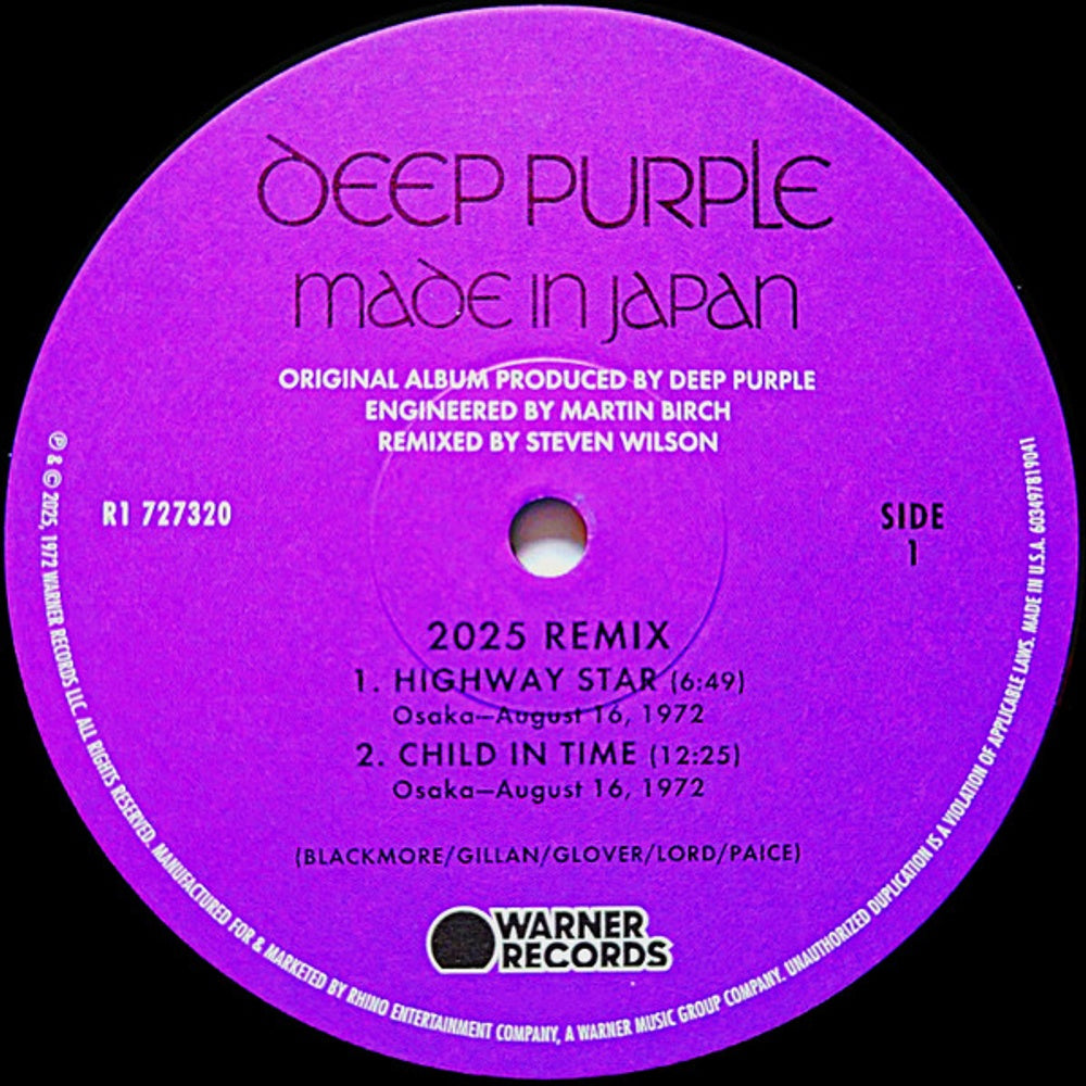 Deep Purple – Made In Japan (Steven Wilson Remix) (2-LP Vinyl)
