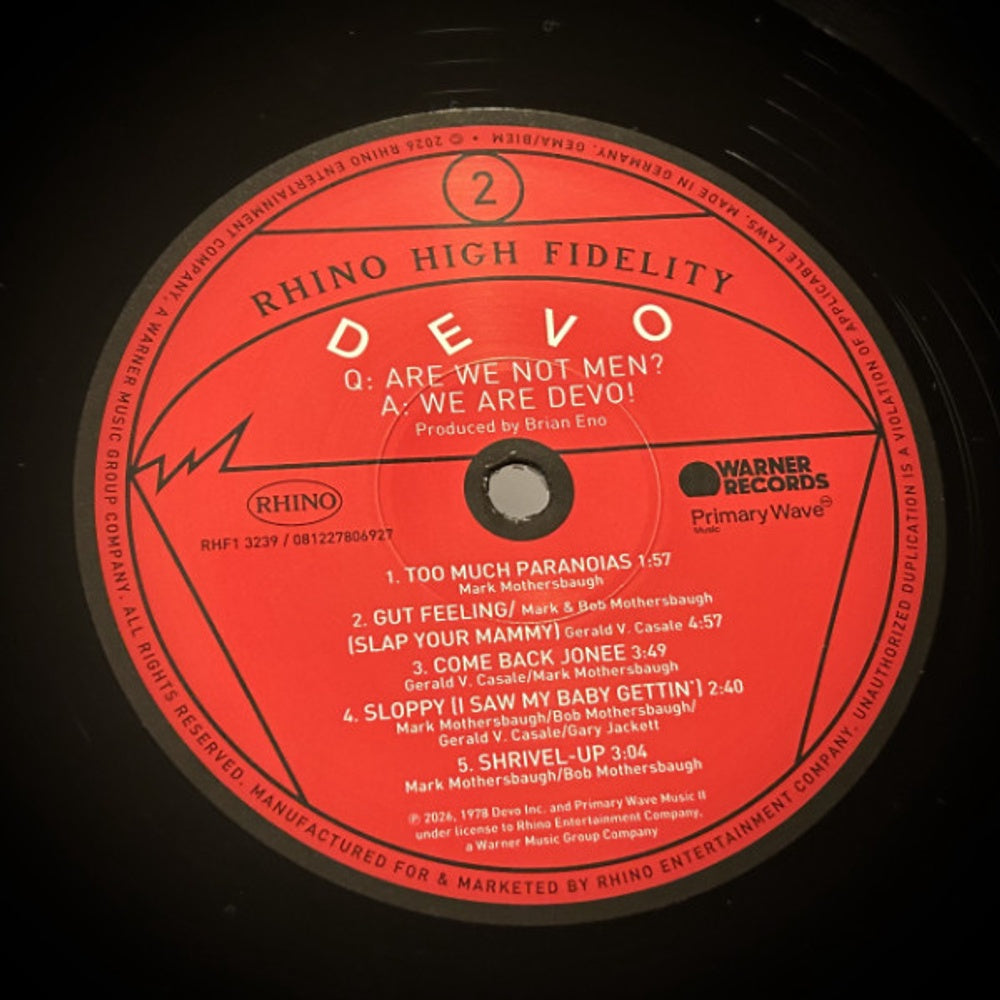 Devo – Q: Are We Not Men? (LP Vinyl)