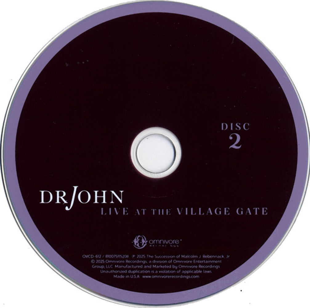 Dr John – Live At The Village Gate (2-CD)