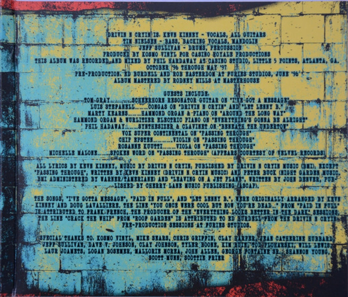 Drivin N Cryin – Too Late To Turn Back Now (CD)