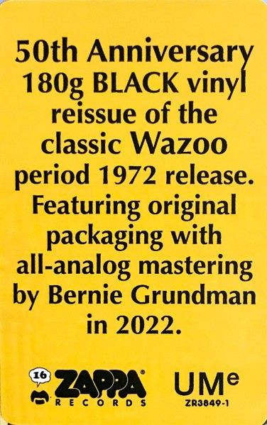Frank Zappa – The Grand Wazoo (LP Vinyl)