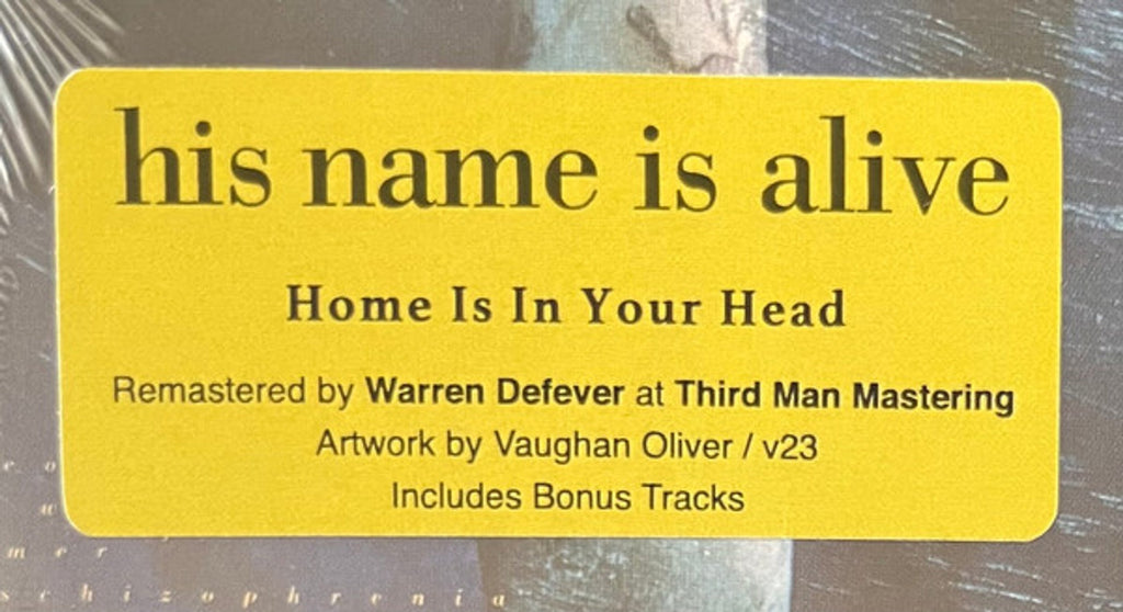 His Name Is Alive – Home Is In Your Head (CD)