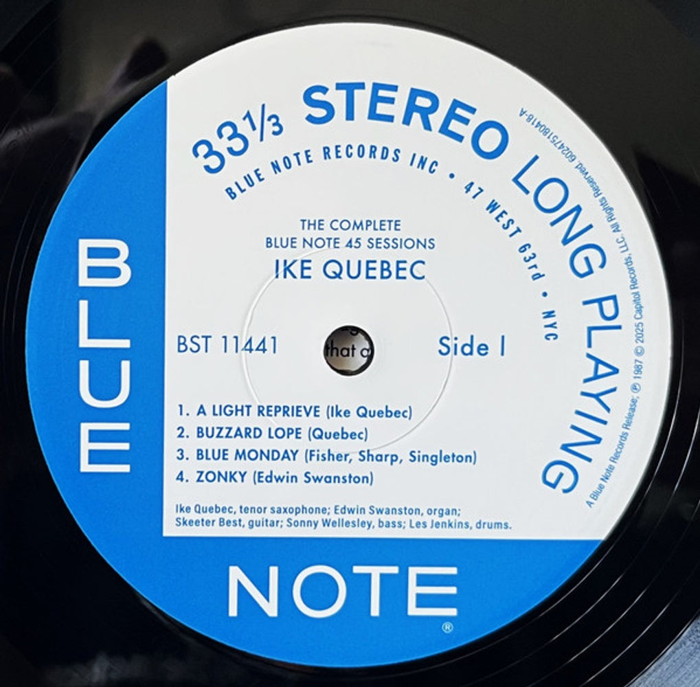 Ike Quebec – Complete 45 Sessions (3-LP Vinyl)
