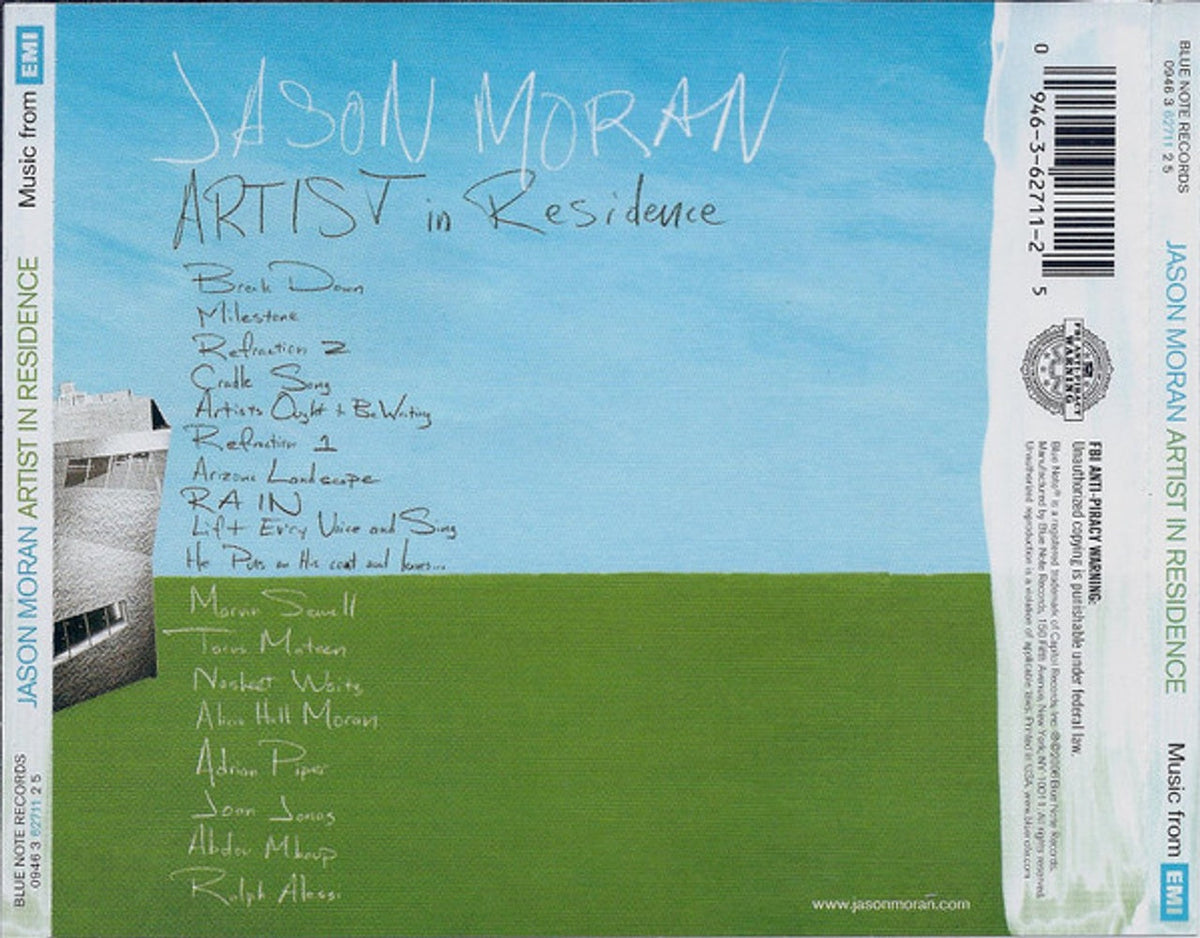 Jason Moran – Artist in Residence (CD)