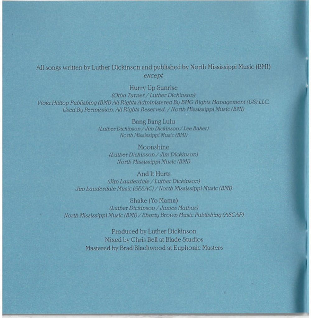 Luther Dickinson – Blues & Ballads (A Folksinger's Songbook) Volumes I & II (CD)