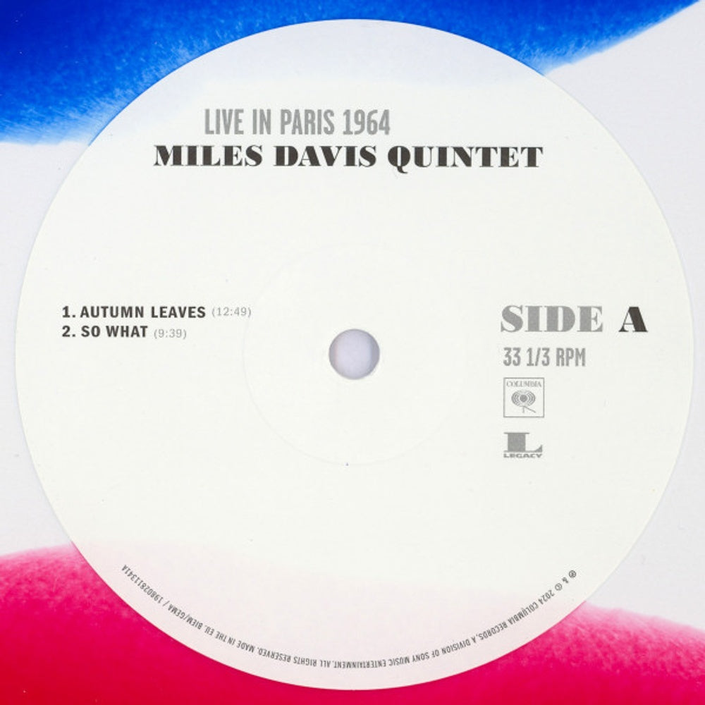 Miles Davis – Paris Jazz Festival, Salle Pleyel 10/1/1964 (2-LP Vinyl)
