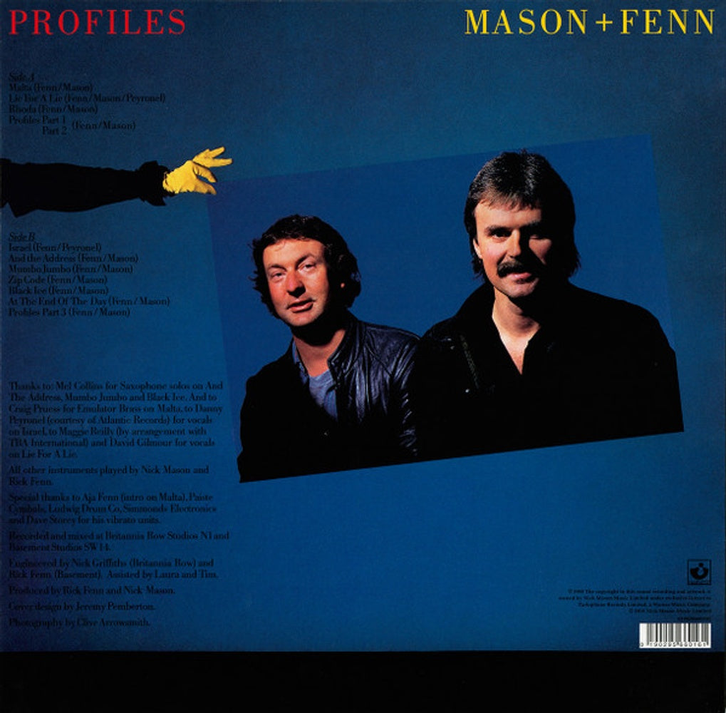 Nick Mason & Rick Fenn - Nick Mason  & Rick Fenn – Profiles (LP Vinyl)