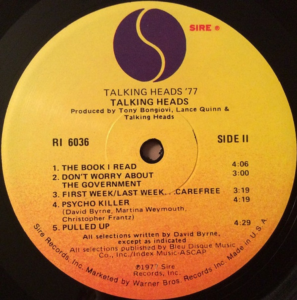 Talking Heads – Talking Heads: 77 (LP Vinyl)