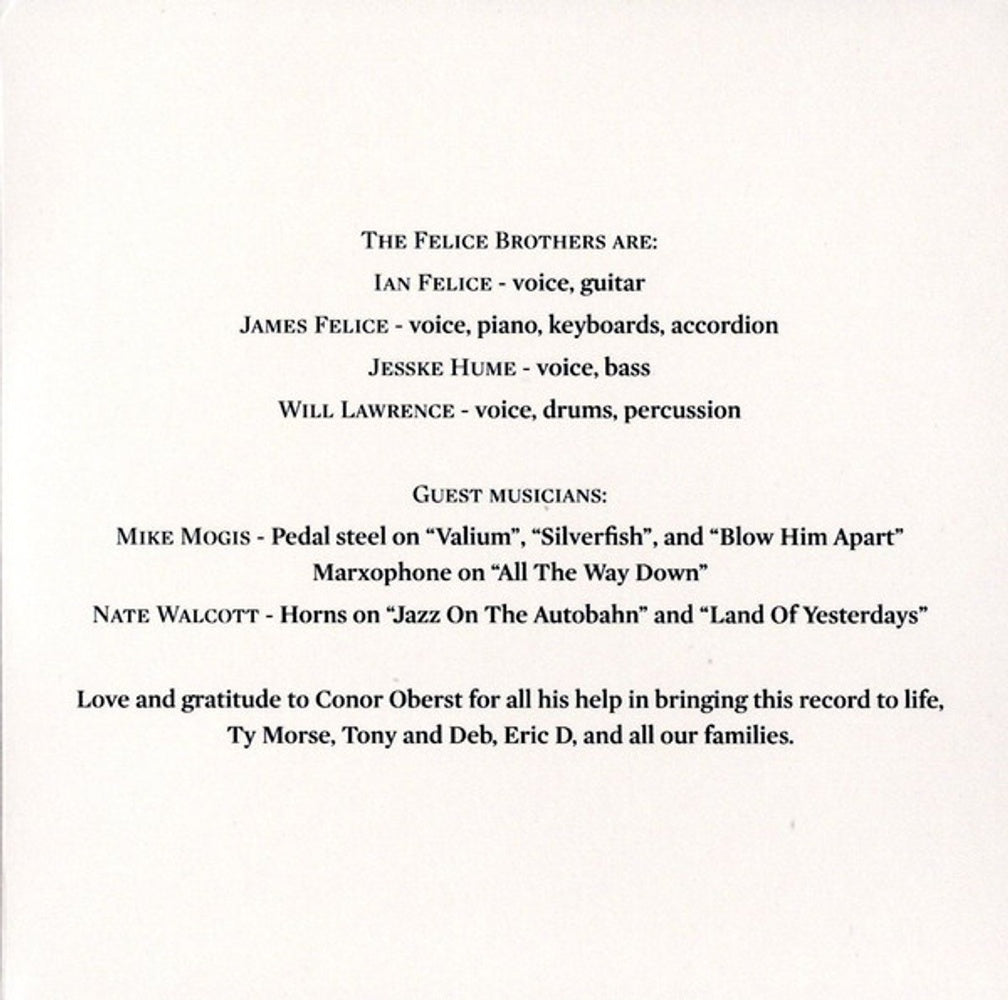 The Felice Brothers – From Dreams To Dust (CD)