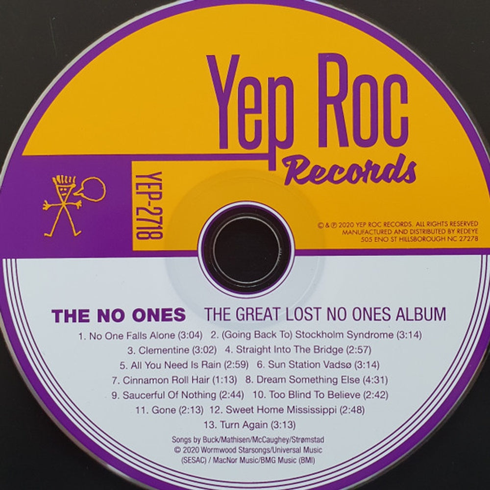 The No Ones – The Great Lost No Ones Album (CD)