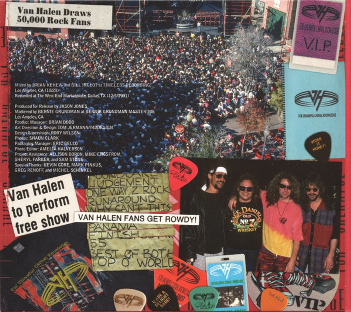 Van Halen – Live In Dallas 1991 (CD)