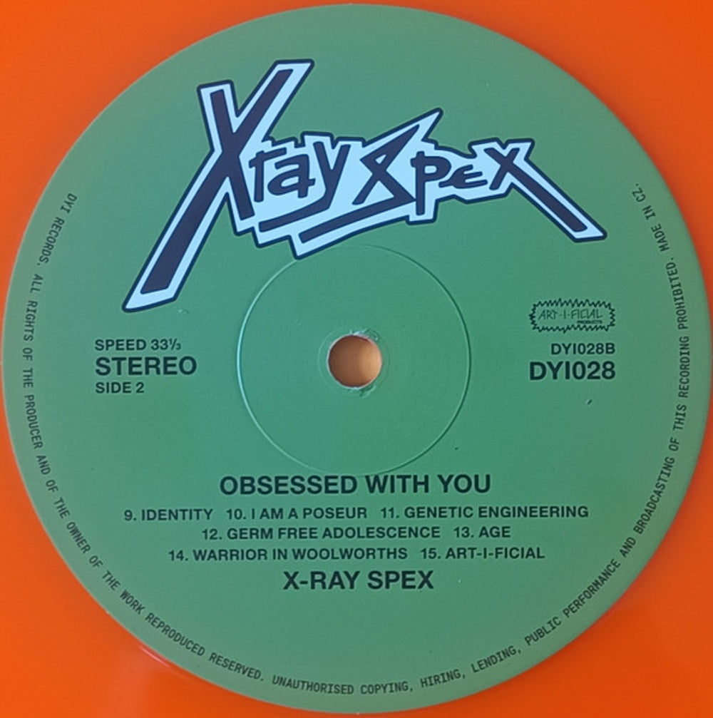 X-Ray Spex – Obsessed With You (LP Vinyl)