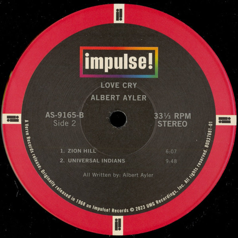Albert Ayler – Love Cry (LP Vinyl)