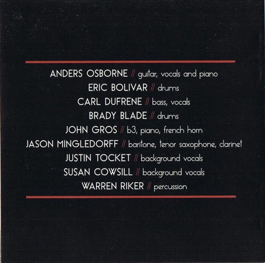 Anders Osborne – Peace (CD)
