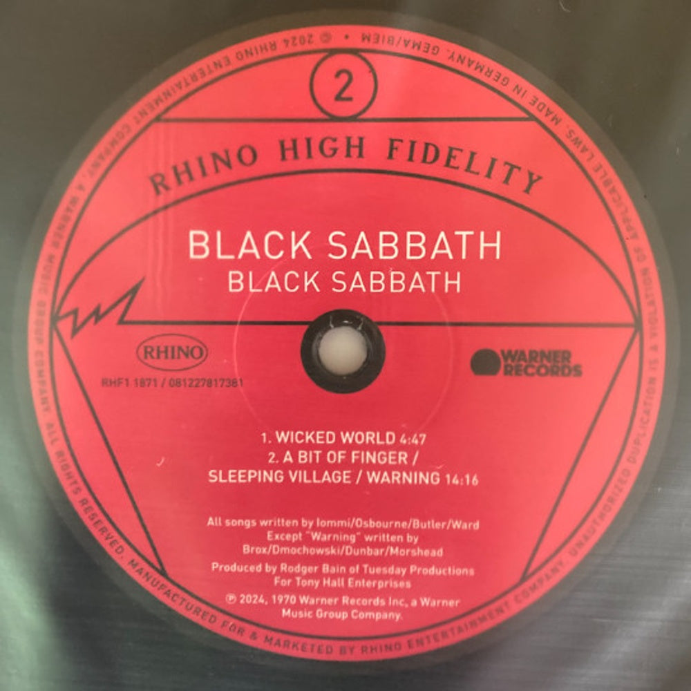 Black Sabbath – Black Sabbath (LP Vinyl)