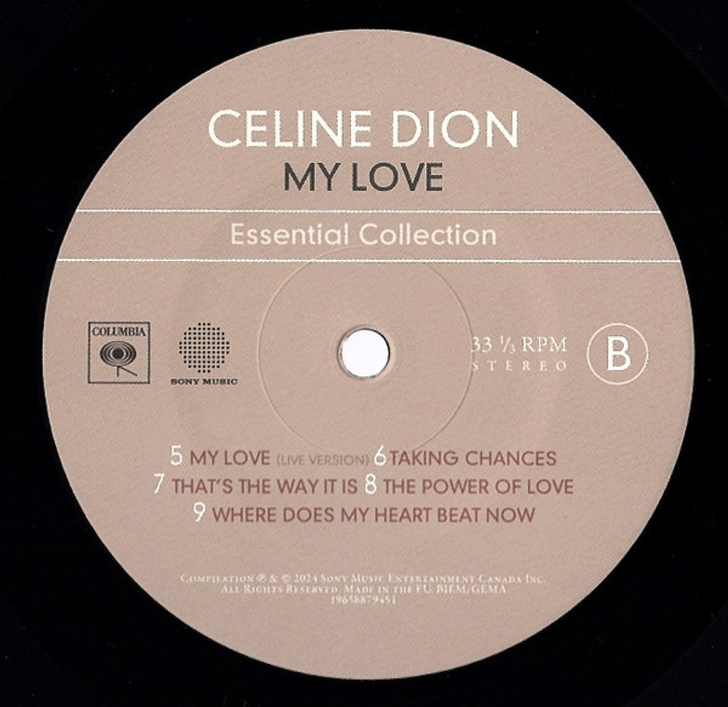 Celine Dion – MY LOVE Essential Collection (2-LP Vinyl)