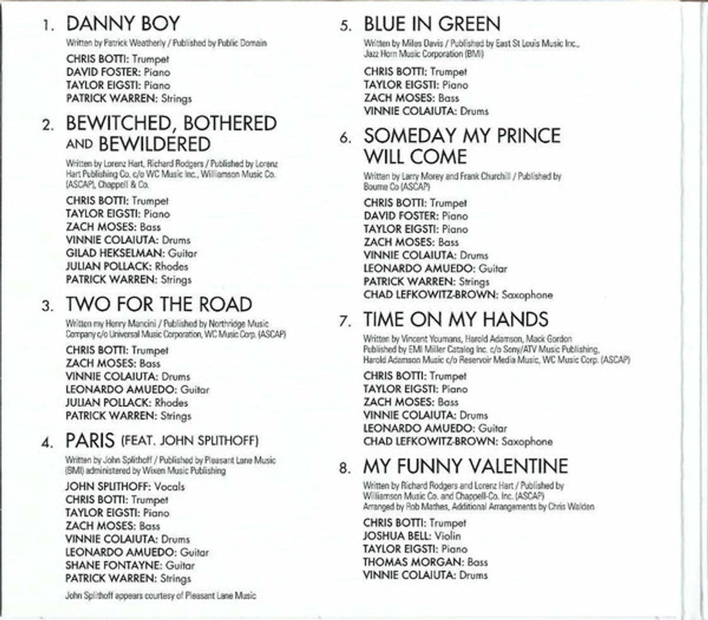 Chris Botti – Vol. 1 (CD)