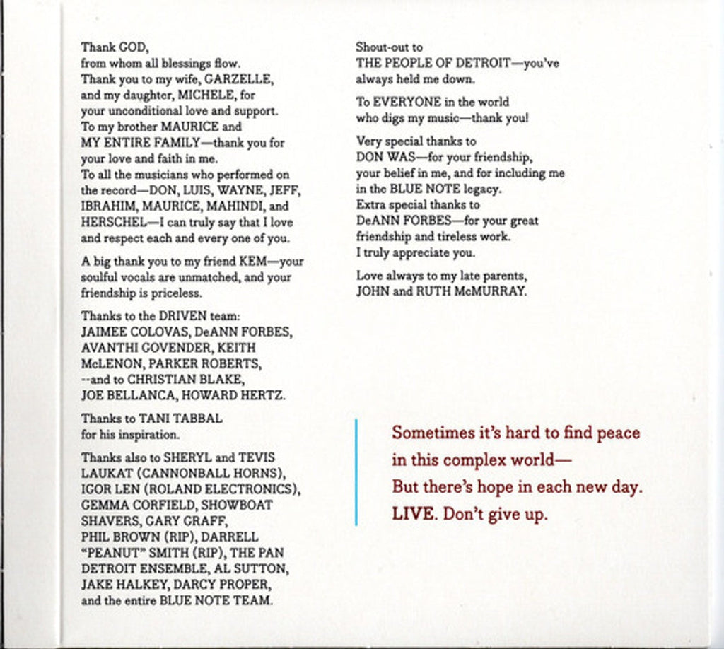 Dave McMurray – I Love Life Even When I'm Hurting (CD)