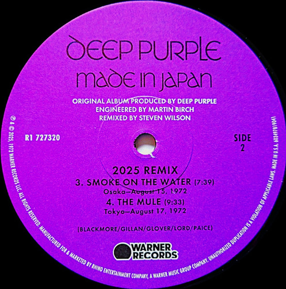 Deep Purple – Made In Japan (Steven Wilson Remix) (2-LP Vinyl)